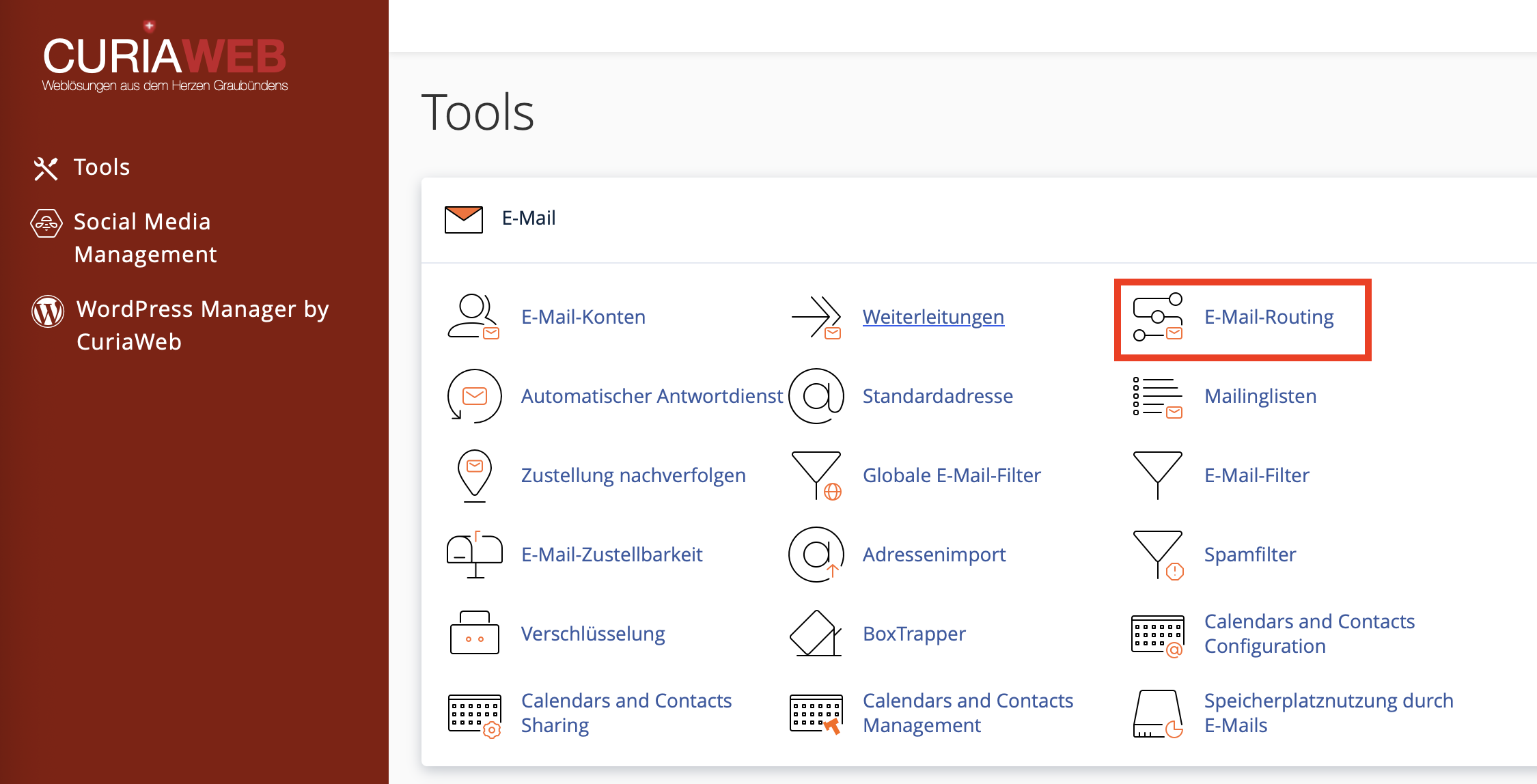 cPanel Emails
