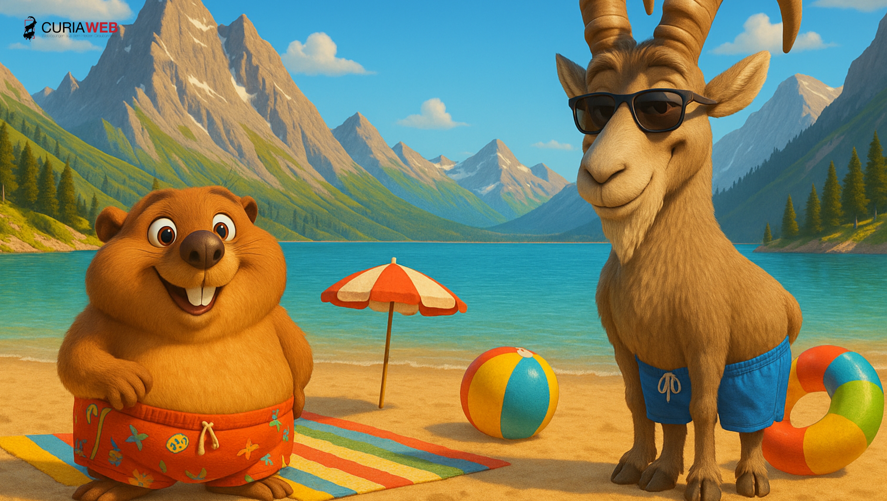 Murmi und Bocki – Sommermotiv