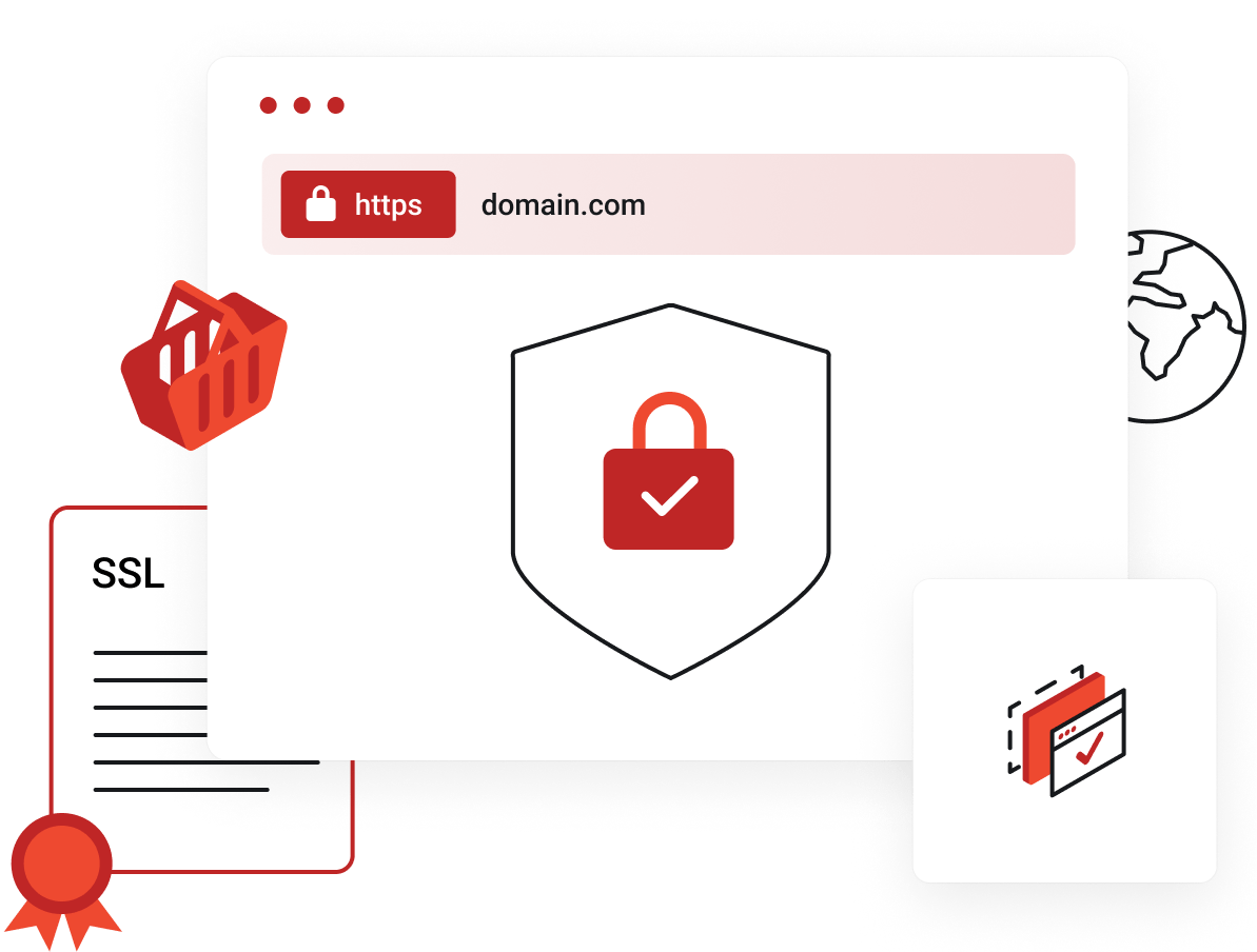 Sichere SSL-Zertifikate aus der Schweiz – Schutz & Vertrauen - SSL-Zertifikate erstellen eine verschlüsselte Verbindung und schaffen Vertrauen.
