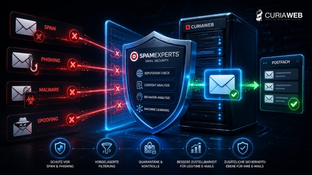 SpamExperts Spamfilter zum Schutz vor Spam, Phishing und schädlichen E-Mails