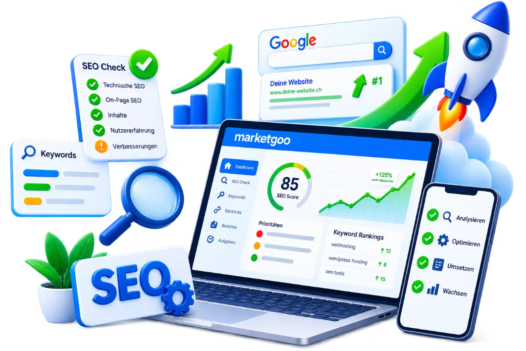 Strumenti SEO marketgoo per l'analisi e l'ottimizzazione di siti web