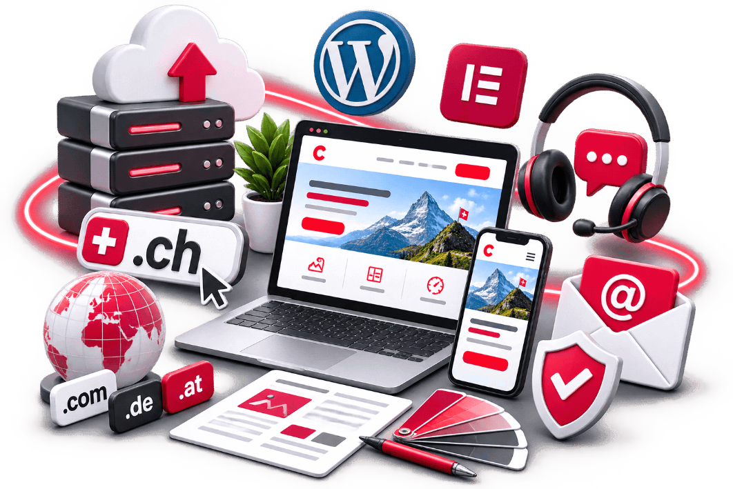 Webdesign, Webhosting, Domains und E-Mail aus einer Hand bei CURIAWEB